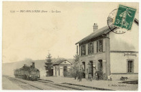 Bec-Hellouin (Le). La Gare.