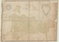 Perruel - "Plan géométrique du noble fief, terre et seigneurie du Mesnil-Amy, appartenant à Mrs les abbé, prieur et religieux de l'abbaye Nostre-Dame de L'Isle-Dieu. *