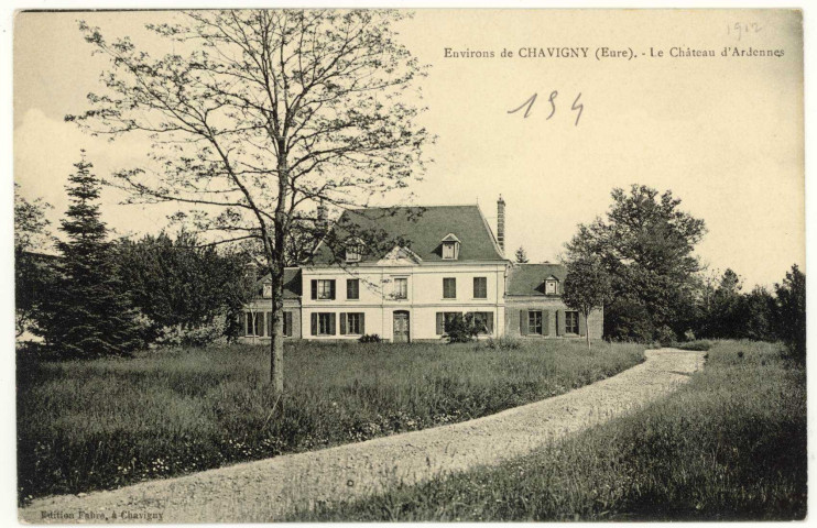 Chavigny. Le Château d'Ardennes.