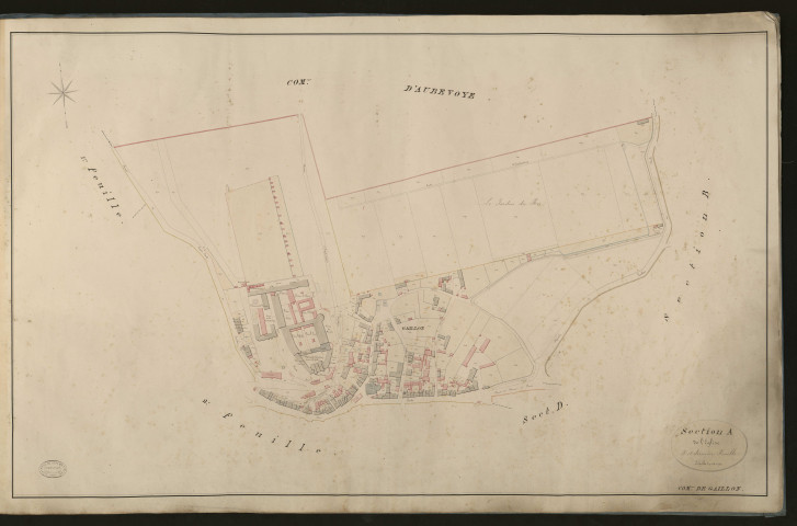 Gaillon. Section A _ de l'Eglise _ 3e et dernière Feuille