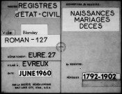 Tables (1792-1902)