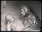 Église de Garennes-sur-Eure (Eure), pietà, détail.