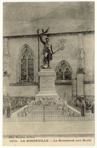 Bonneville-sur-Iton (la). Le Monument aux Morts.