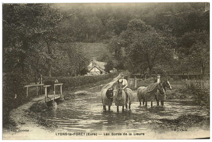 Lyons-la-Forêt. Les Bords de la Lieure.
