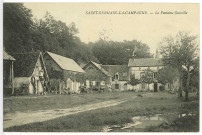 Saint-Germain-la-Campagne. La Fontaine Gauville.