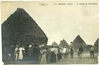 Ecouis. Le départ de l'aéroplane.