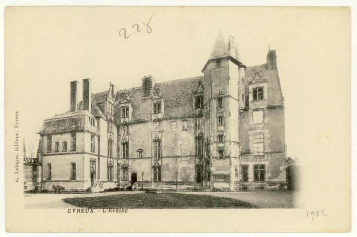 Evreux-Ville. L'Evêché.