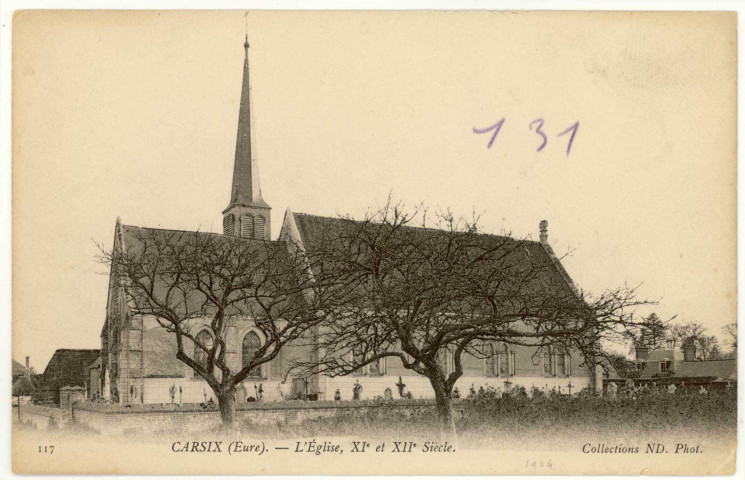 Carsix. L'Eglise, XIe et XIIe siècles.