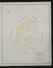 Saint-Aubin-des-Hayes. Tableau d'assemblage _ du Plan Parcellaire de la Commune de St-Aubin-des-Hayes. _ Canton de Beaumesnil - Bernay - Eure. _ Terminé sur le terrain le 19 septembre 1833 sous l'administration de M. A. Passy, Préfet _ M.Mioque maire _ en sous la Direction de M. Marel, Directeur des Contributions directes. _ M. Le Fébure, Géomètre Chef. _ Par M. Depeilly, Géomètre de 1re classe.