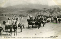 TAZA - La première prise d'armes à l'occasion de la remise des décorations