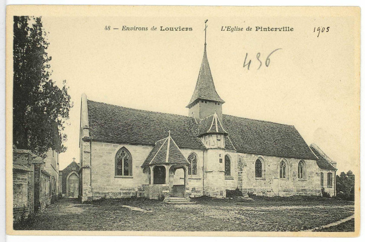 Pinterville. L'Eglise de Pinterville.