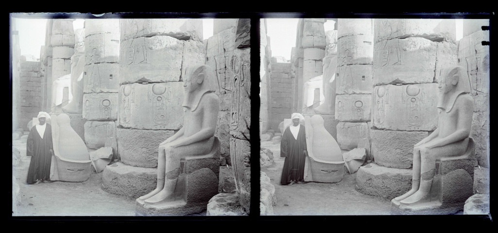 Vestiges de temple égyptien.