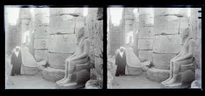 Vestiges de temple égyptien.