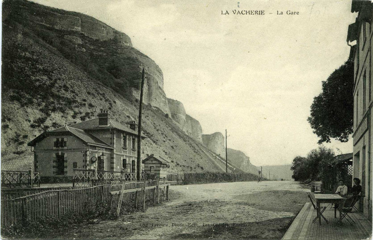 Andelys (Les). La Vacherie - La Gare.