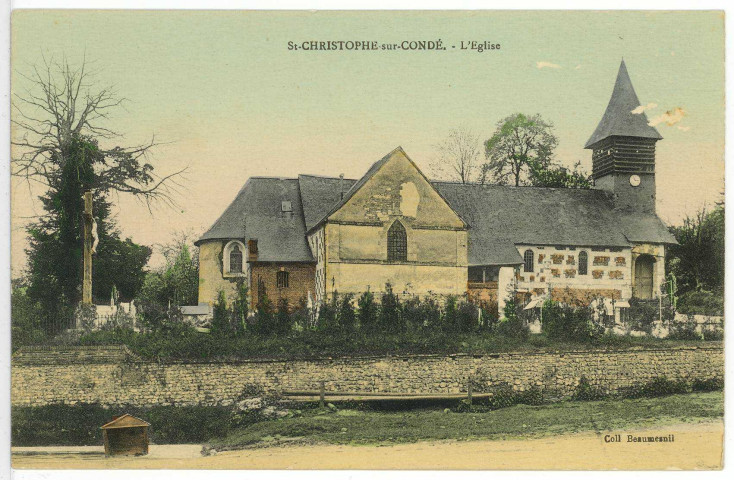 Saint-Christophe-sur-Condé. L'Eglise.