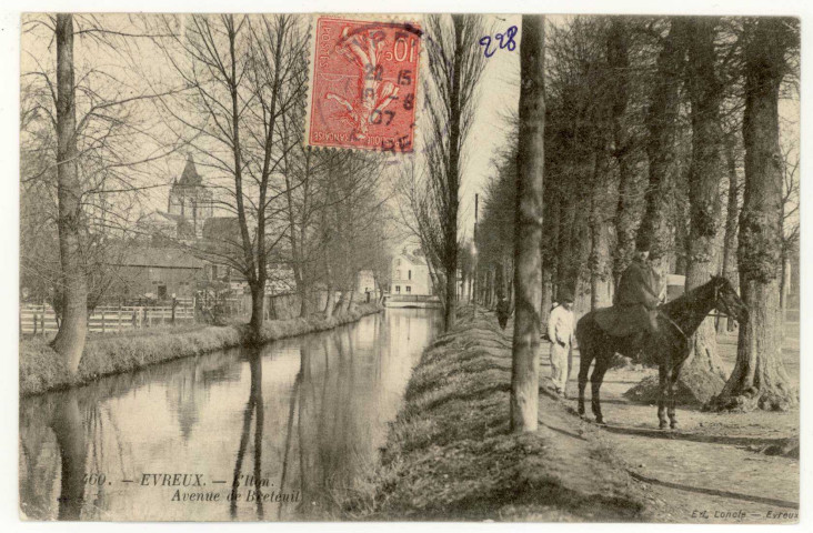 Evreux-Ville. L'Iton-Avenue de Breteuil.