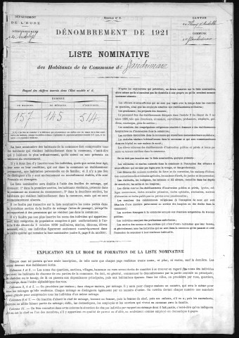 VANDRIMARE 1921