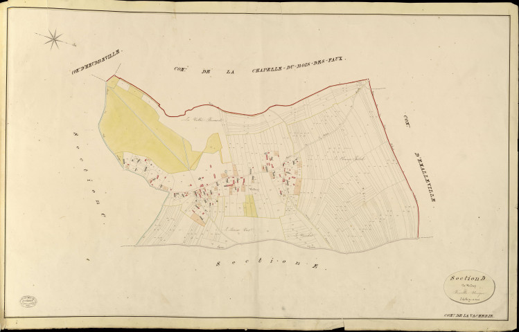 Vacherie (La). Section D _ de Verdun _ Feuille Unique