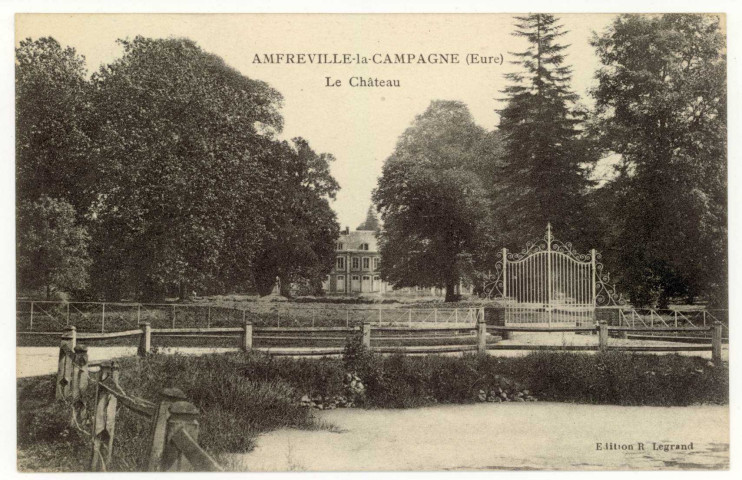 Amfreville-la-Campagne. Le Château.