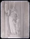 Église du Tilleul-Lambert (Eure), statue de Sainte-Julitte et de Saint-Cyr.