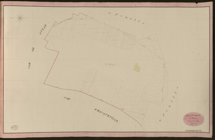 Farceaux. Section C _ du Château _ 3e de 4 Feuilles