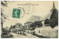 Notre-Dame-du-Hamel. Rue de l'Eglise.