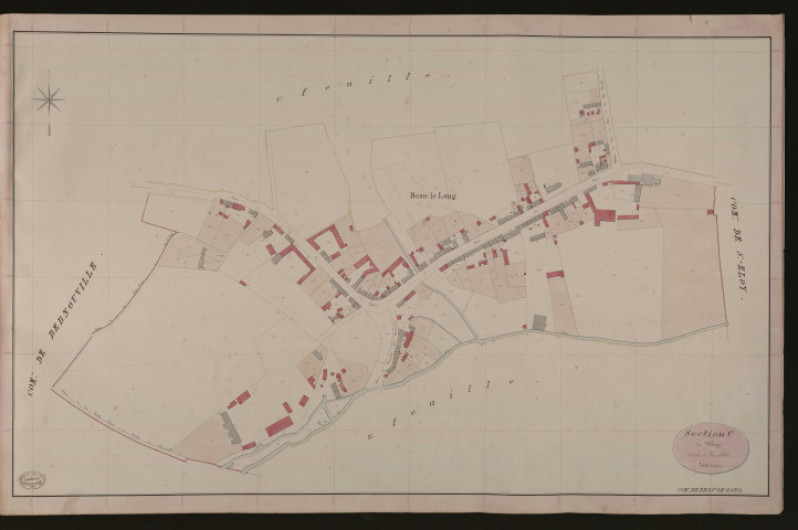 Bézu-le-Long. Section C _ du Village _ 2e de 3 Feuilles