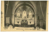 Menneval. Intérieur de l'Eglise.