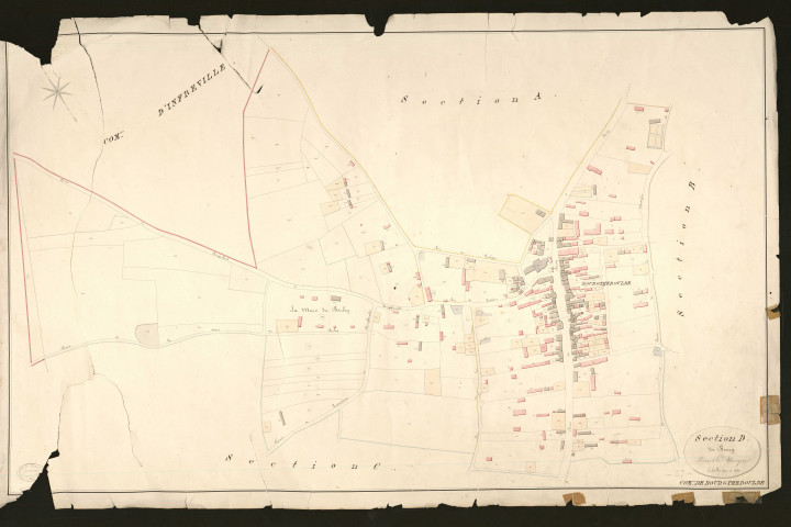 Bourgtheroulde. Section D _ du Bourg _ Feuille Unique