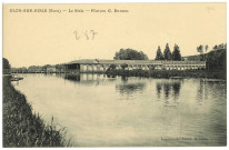 Glos-sur-Risle. La Risle - Filature G. Dutheil.