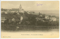 Saint-Marcel. Vue d'ensemble de St-Marcel.
