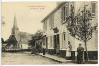 Saint-Symphorien. La Place et l'Eglise.