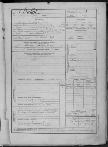 Evreux. Registre - Tome 1 (1889)