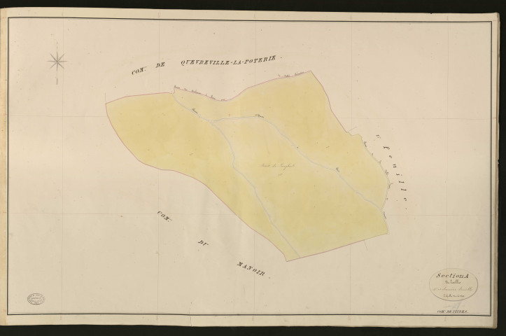 Pitres. Section A _ du Taillis _ 4e et dernière Feuille