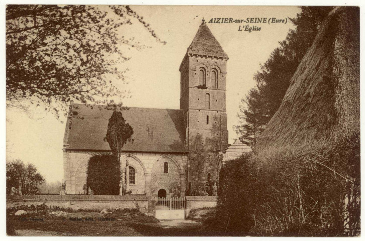 Aizier. L'Eglise.