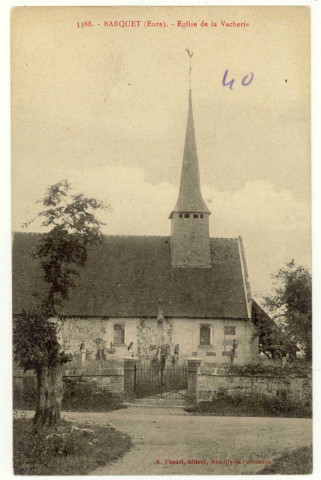 Barquet. Eglise de la Vacherie.