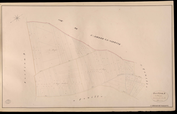 Saint-Pierre-de-Bailleul. Section A _ de Dormoun _ 5e et dernière Feuille