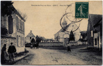 Jouy-sur-Eure. Environs de Pacy-sur-Eure. - Jouy. - Place de l'Eglise.