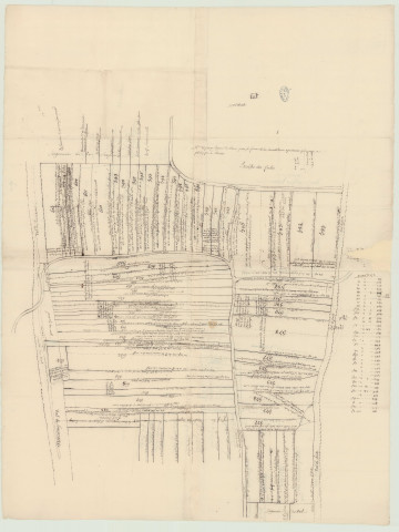 Neaufles-Auvergny - 1- "1741 Carte de La Giroudière n° 7". * 2- "Paroisse et seigneurie de Neaufles. Plan ou carte figurative de l'ainesse de La Giroudière n° 8". *