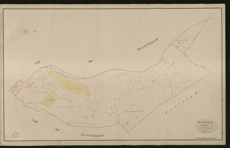 Equainville. Section A _ de Jobles _ Feuille Unique