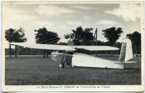 Evreux-Ville. Le Moto-Planeur G Leroy de L'Aéro Club de L'Eure.