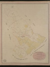 Panilleuse. Tableau d'assemblage du Plan Parcellaire de la Commune de Panilleuse. _ Canton d'Ecos - Andelys - Eure. _ Terminé sur le terrain le 11 juin 1837, sous l'administration de M. A Passy, Préfet - M. Mulot, Maire et sous la direction de M. Marel, Directeur des Contributions directes. _ M. Le Fébure, Géomètre en Chef. _ Par M. Renault, Géomètre de 1re classe