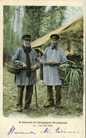 Divers. A travers la Campagne Normande. - Les deux Amis.