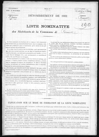 CORMIER(LE) 1931