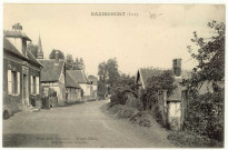 Bazincourt-sur-Epte. Une rue.