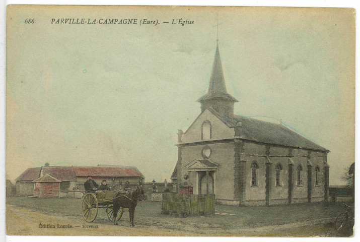 Parville. L'Eglise.