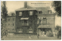 Saint-Denis-le-Ferment. Château sur la Levrière.