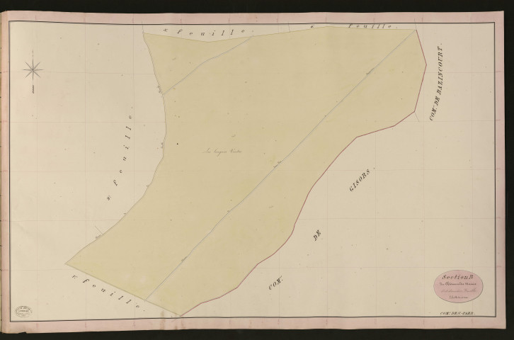 Saint-Paër. Section B _ du Château et des Maunis _ 5e et dernière Feuille