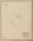 Chennebrun. Tableau d'assemblage _ du Plan Parcellaire de la Commune de Chennebrun _ Canton de Verneuil - Evreux - Eure. _ Terminé sur le Terrain le 20 Février 1836, sous l'administration de M. A. Passy, Préfet _ M. Renault, Maire _ et sous la Direction de M. Marel, Directeur des Contributions directes _ M. Le Fébure, Géomètre en Chef. _ Par M. Canu, Géomètre de 1re classe.