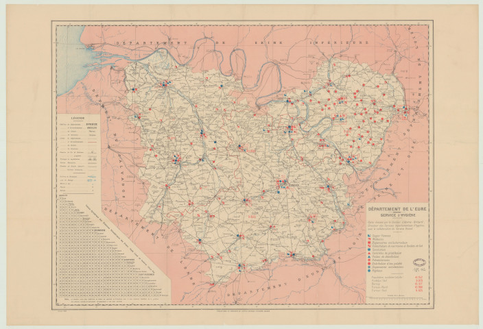 Département de l'Eure. Service d'hygiène
